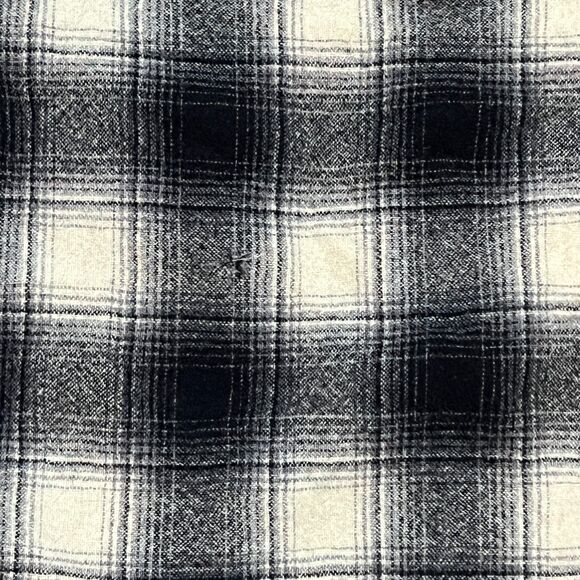 Vintage 70s Pendleton High Grade Western Wear Wool Snap USA Plaid - Men's Large - Picture 7 of 9